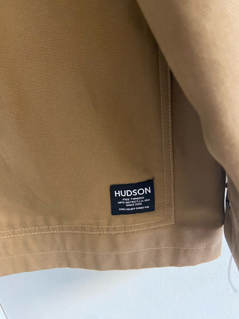 Hudson khaki brown chore barn jacket corduroy collar men XL NWT - Picture 6 of 9